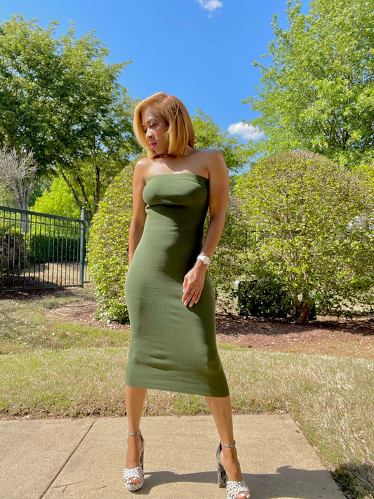 Sweetheart Tube Knit Dress