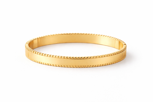 Golden Clover Bangle