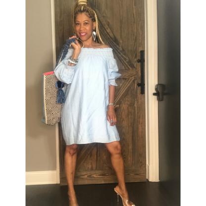 She's So Fab Ruffle Sleeve Dress